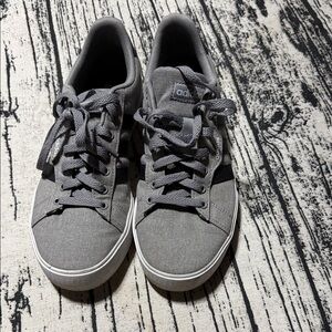 adidas Gray Low-Top Canvas Sneaker